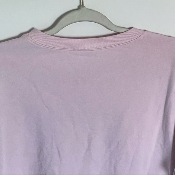 WildFox brunch club heart crewneck Sweatshirt pink 47303 - Picture 11 of 16